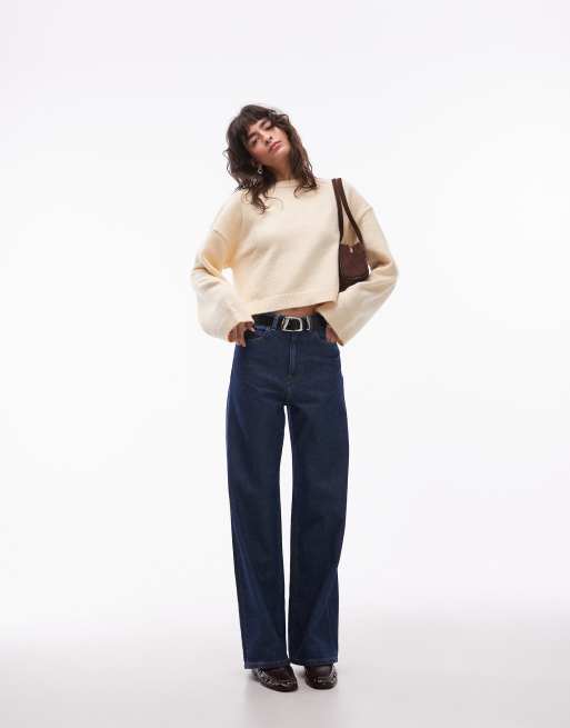 ASOS DESIGN fluffy wide sleeve knitted jumper in butter yellow, 2 of 4