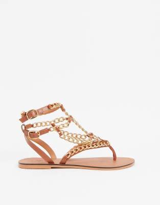 asos tan sandals