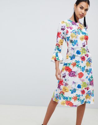 asos midi summer dress