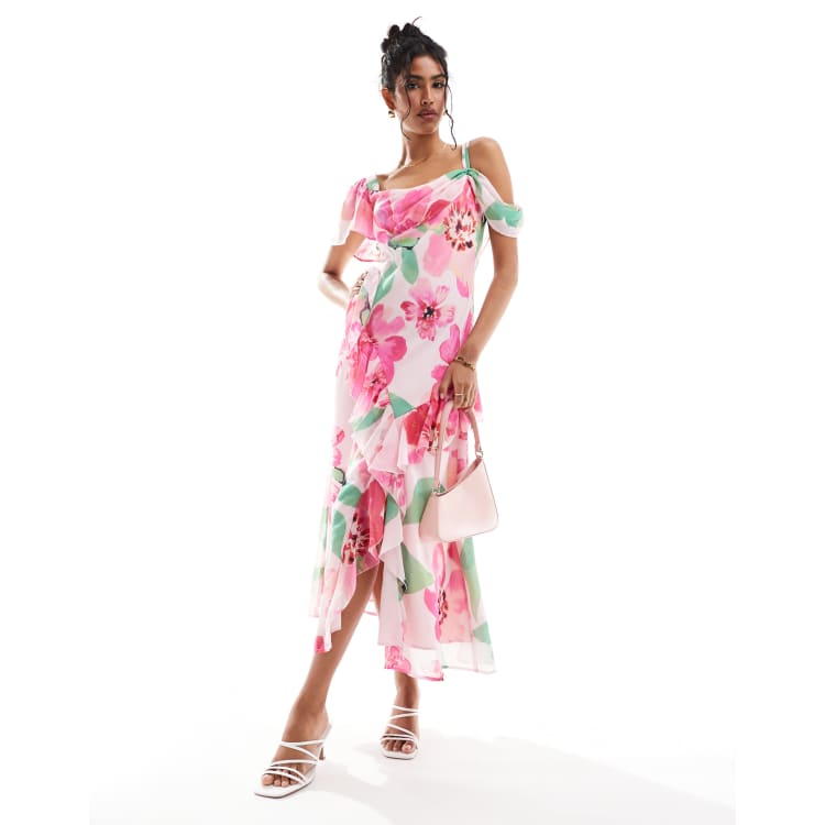【AAKE】VERTICAL FRILL MIDI SK 206551267-1-oversizefloral?$