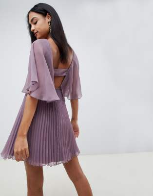 asos design flutter sleeve