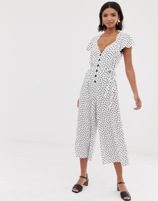 asos spot jumpsuit