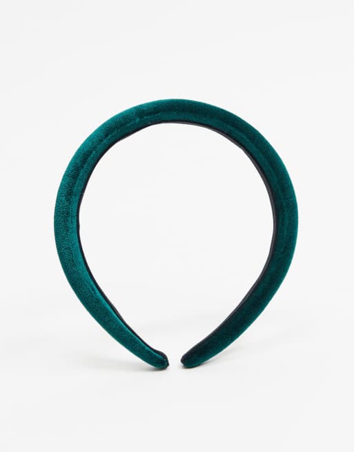 ASOS DESIGN - Fluwelen hoofdband in groen, 4 van 4