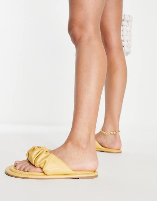 Asos yellow sandals clearance