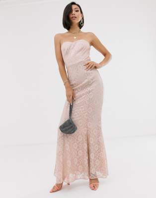 asos bandeau maxi dress