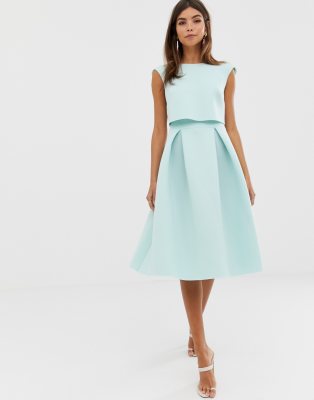 asos mint dress