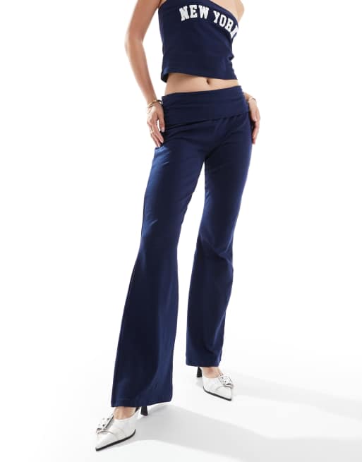 Yoga Wear Old Navy Fold Over Yoga Pants ASOS DESIGN Fold Over