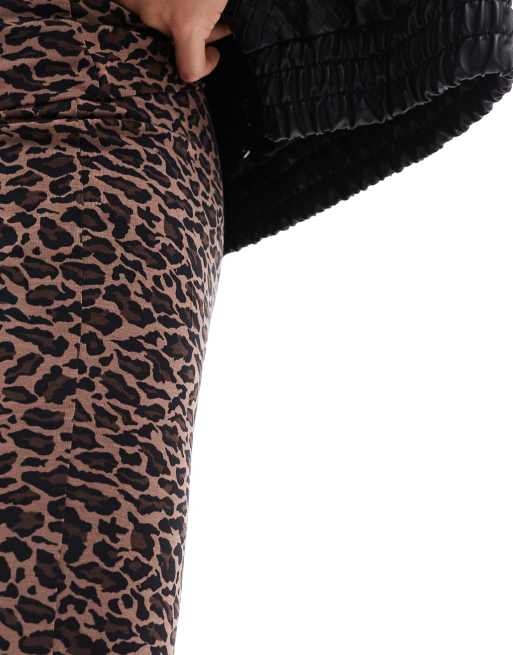 Asos leopard 2024 print trousers