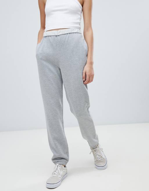 ASOS DESIGN fold over waist super soft jogger