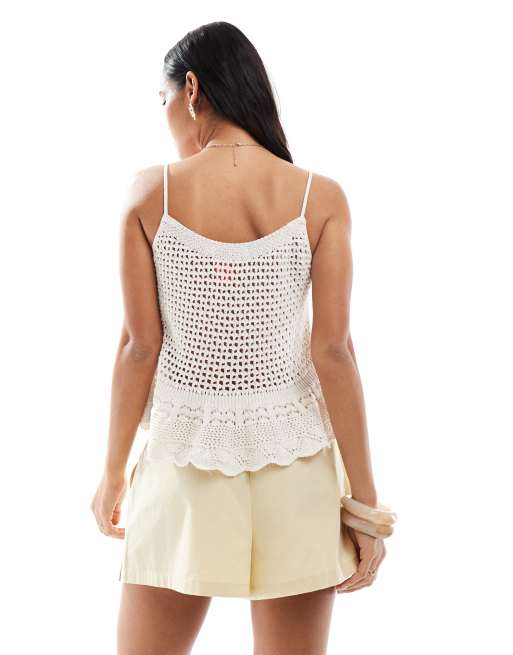 ASOS DESIGN folded waistband shorts in camel, 2 of 5