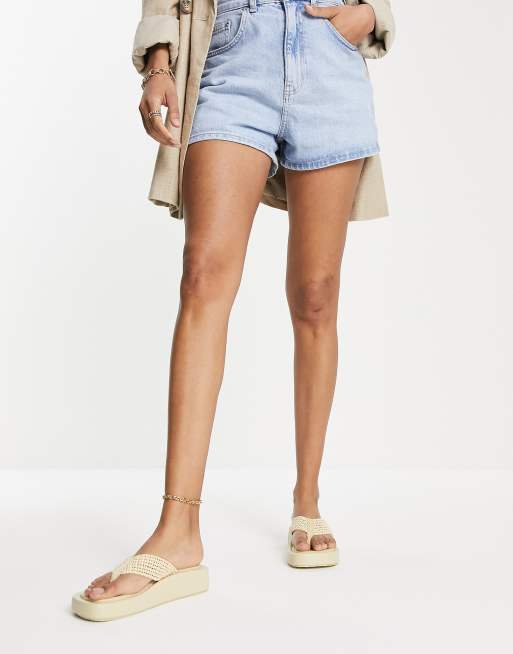 ASOS DESIGN - Fonda - Geweven teensandalen met dikke zool in naturel, 4 van 4