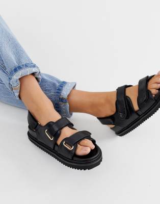 ASOS DESIGN Forbidden chunky sandals in 