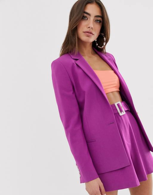 Asos best sale purple jacket