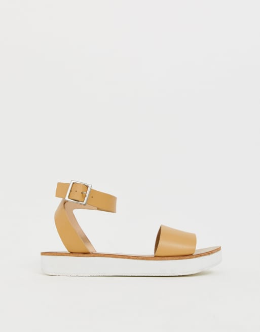 Asos design forlong hot sale chunky flatform sandals