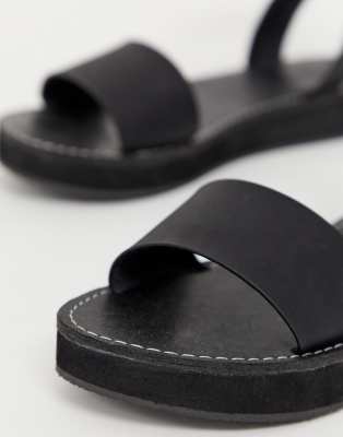 black flatform sandals asos