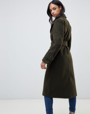 khaki formal coat