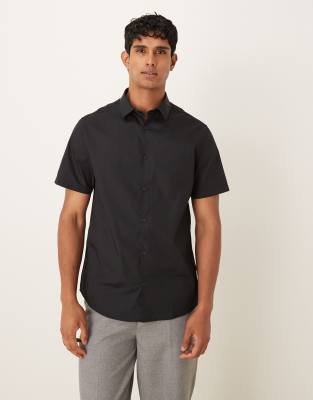 Asos Design Formal Easy Iron Poplin Regular Shirt