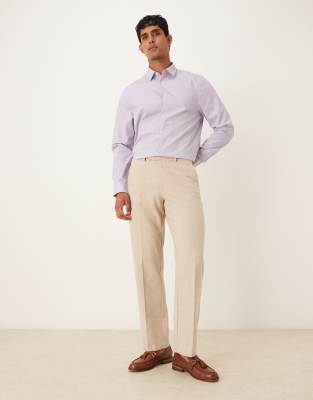 Asos Design Formal Easy Iron Poplin Regular Shirt