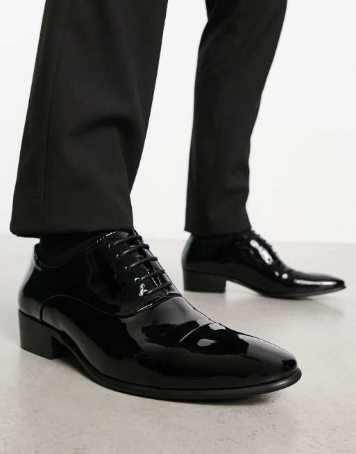 Asos black hot sale leather shoes