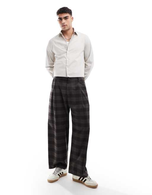 ASOS DESIGN formal poplin regular shirt in stone, 3 of 4
