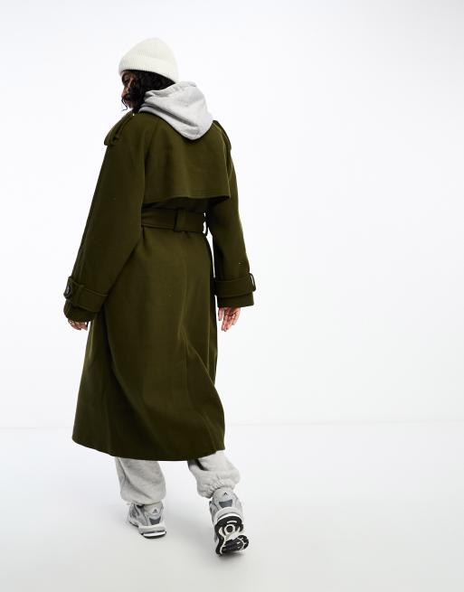 Asos design 2024 trench coat