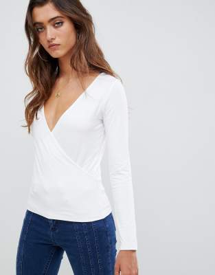 formal wrap top