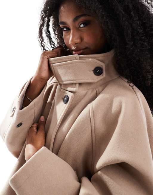 ASOS DESIGN – Formeller Cropped-Cape-Mantel in Rosé
