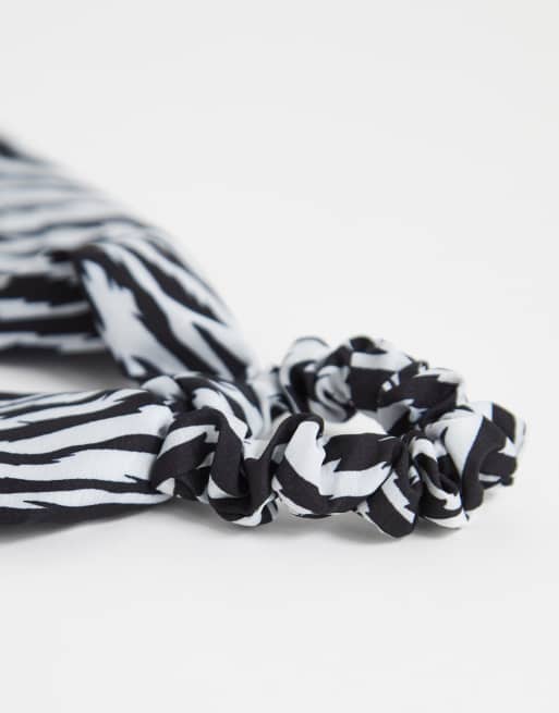 ASOS DESIGN - Foulard pour cheveux à imprimé zèbre abstrait, 2 de 4