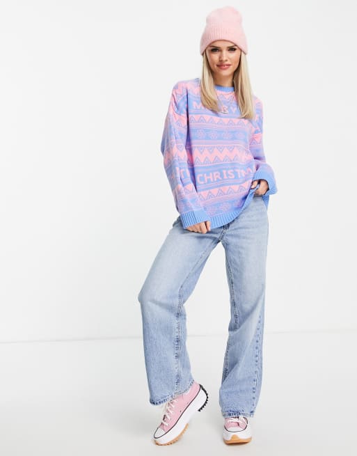 ASOS DESIGN - Foundation - Pull de Noël à motif jacquard, 4 de 4