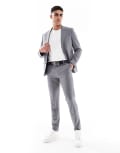 [ASOS DESIGN] ASOS DESIGN four way stretch skinny suit pants in charcoal-Grey W38 L32 CHARCOAL