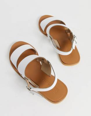 asos leather sandals