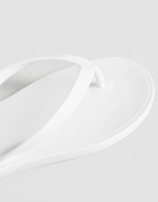 ASOS DESIGN - Foxon - Hvide jelly-klipklappere, 8 af 8