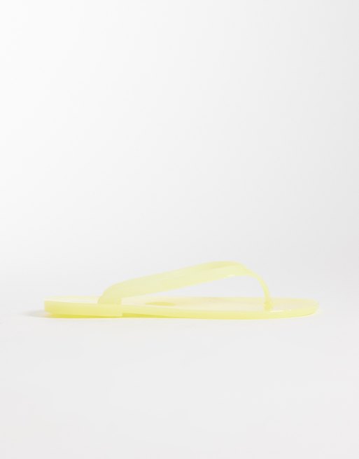 ASOS DESIGN - Foxton - Citrongule jelly-klipklappere, 2 af 4