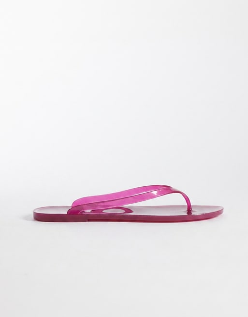 ASOS DESIGN - Foxton - Røde jelly-klipklappere, 8 af 8