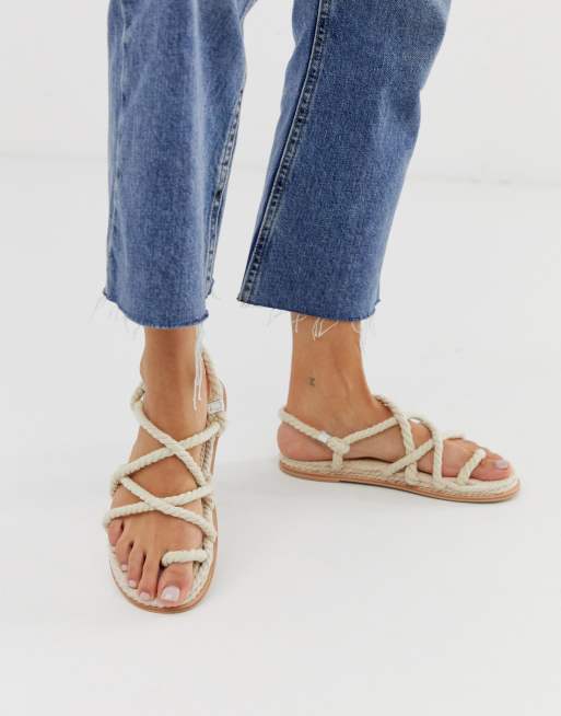 Chunky hot sale rope sandals