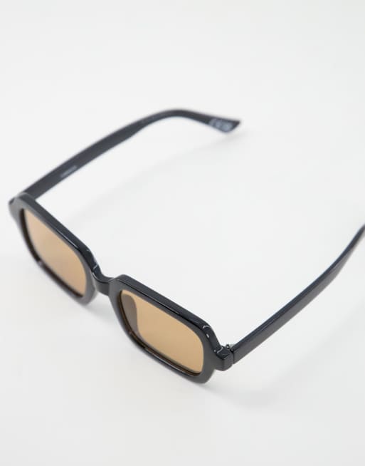 Black frame hotsell brown lens sunglasses