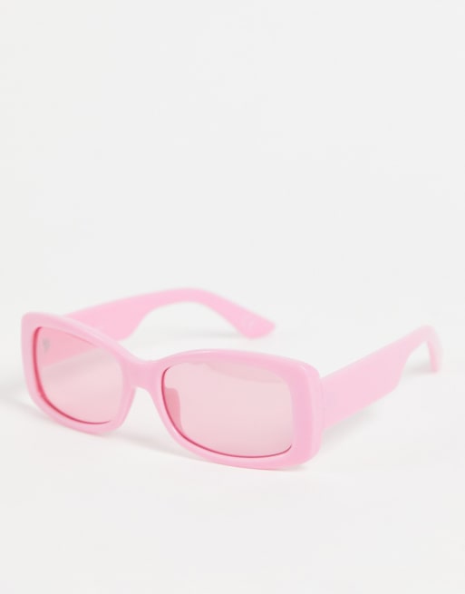 Light pink hotsell frame sunglasses