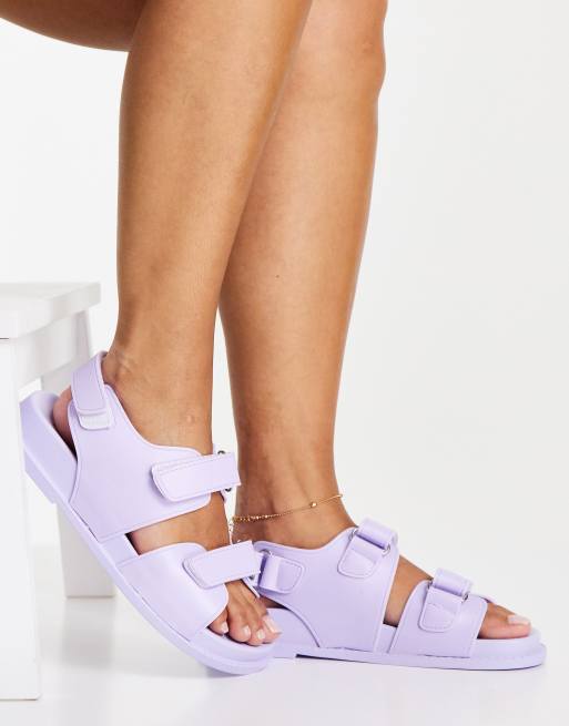 Lilac flat hot sale sandals