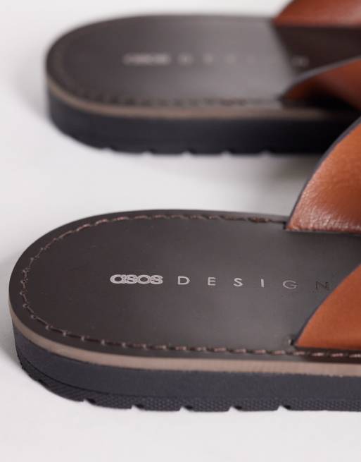 ASOS DESIGN - Franklin - Gyldenbrune sandaler i gladiatorstil med spændedetaljer, 3 af 4