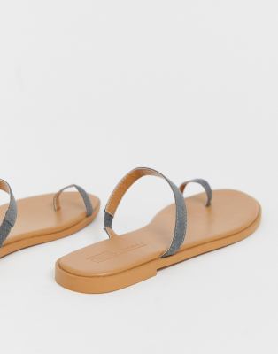 toe loop sandals asos