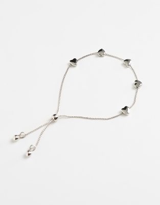 Herz Armband Filigran Süß, 925 Sterling Silber, Freundschaftsarmband