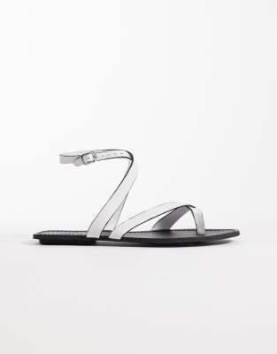 Asos Design Friction Sandal In Multi
