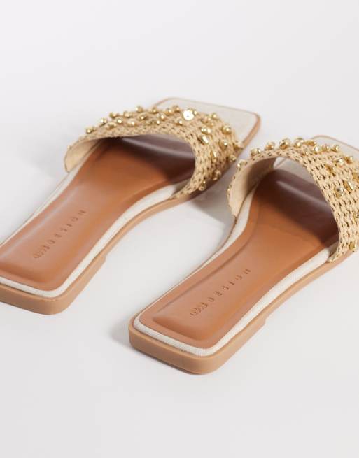 ASOS DESIGN - Frida - Platte sandalen met gekleurde kralen, 3 van 4