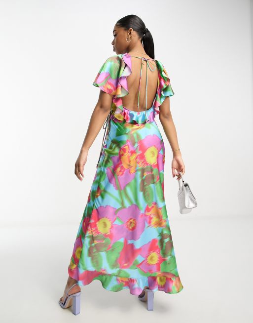 Floral Print Maxi Dress