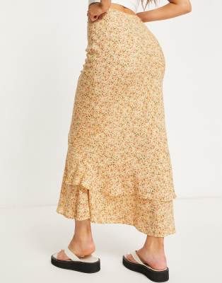 asos frill skirt