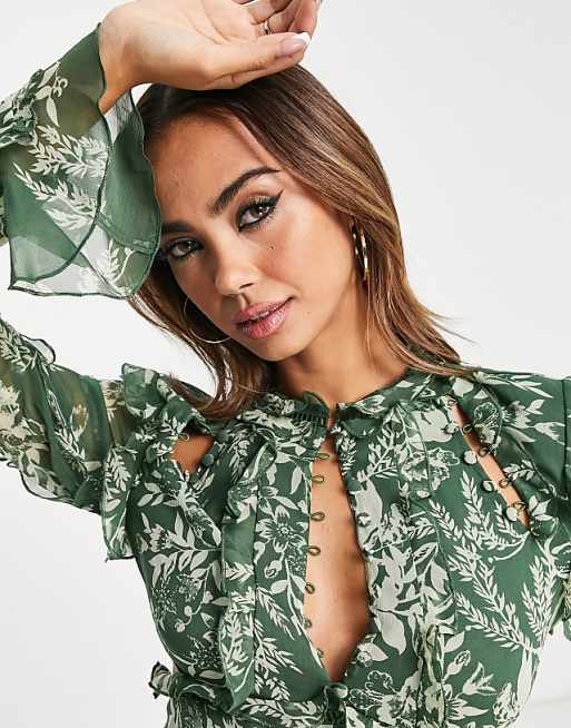 green toile dress Women's The Genevieve 100% Cotton Strapless Midi | Color: Kelly Green | Size: L its the perfect throw Toile Navy Blue And Mint