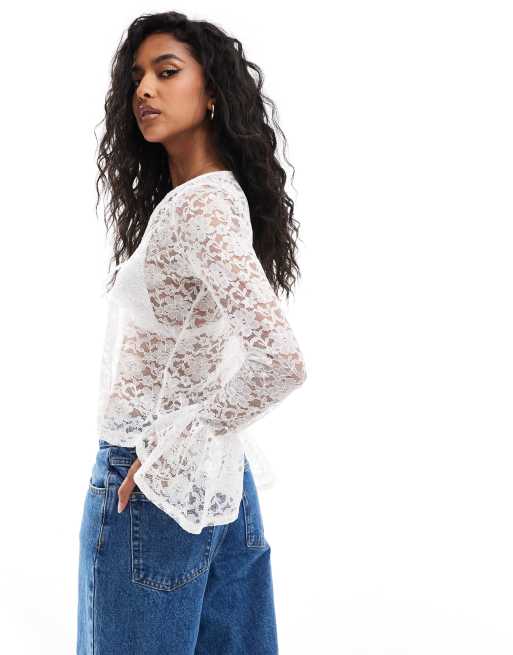Asos frill top deals