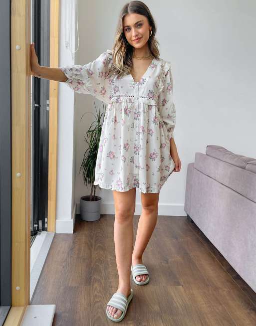 Asos mini hotsell smock dress