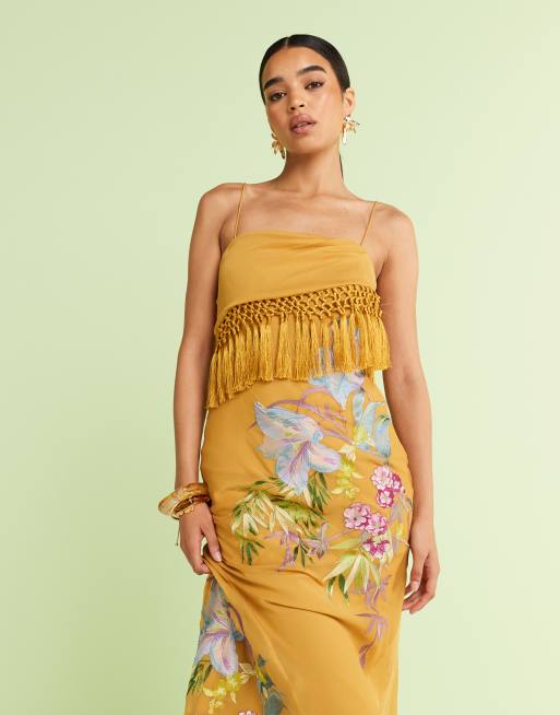 karen millen red embroidered dress PARISIAN FLORAL EMBROIDERED MAXI DRESS – AKIRA