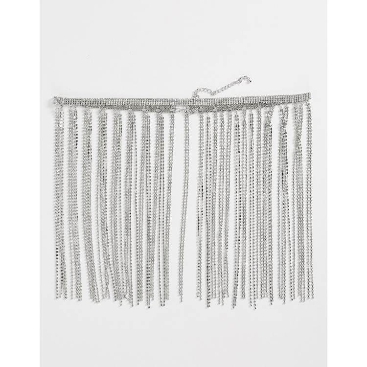 Silver deals fringe belt